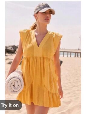 Daily Practice Mini Dress / Swim Coverup – Size Medium 🌞